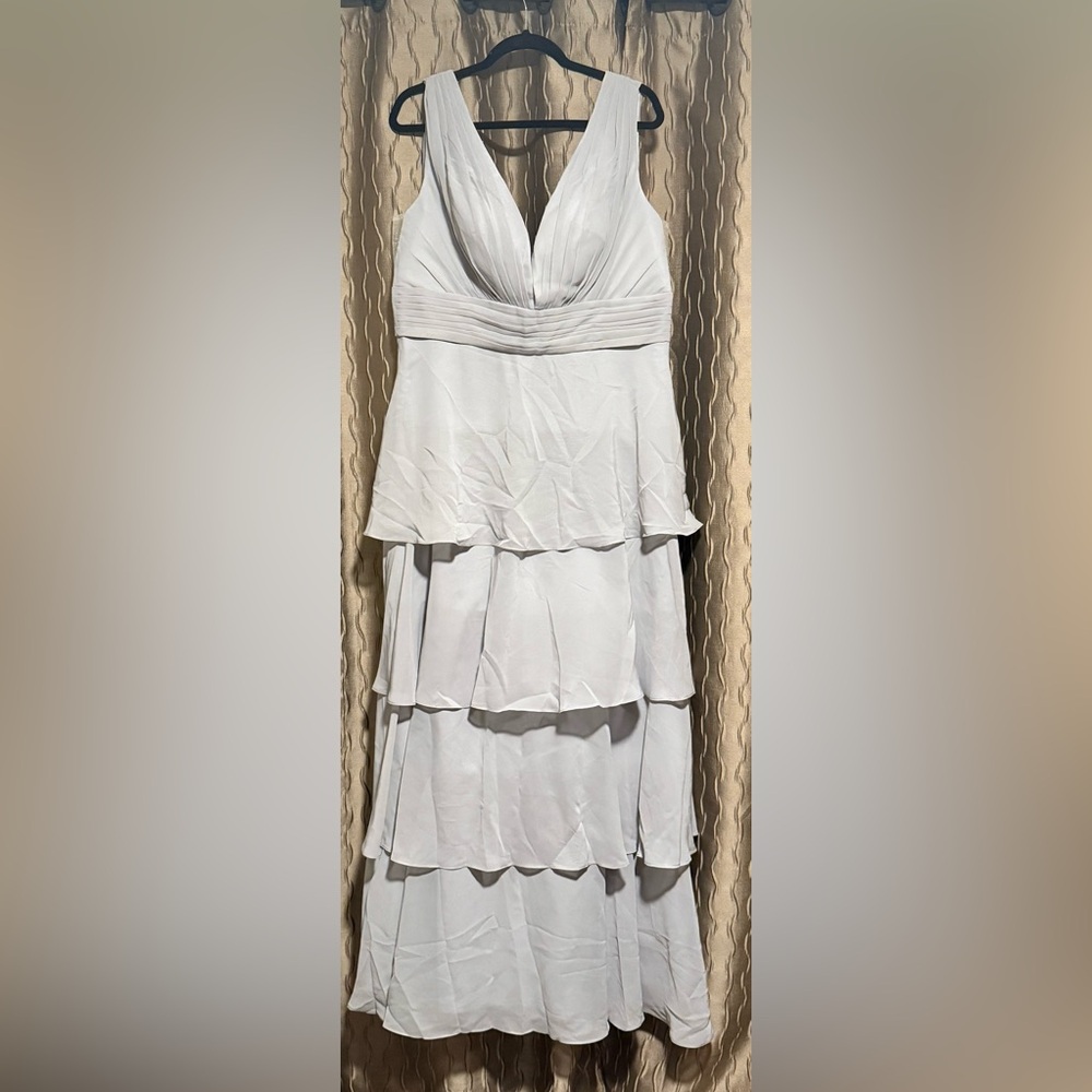 NWT Gray Layered Gown 16w